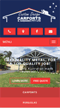 Mobile Screenshot of customdesigncarports.com.au